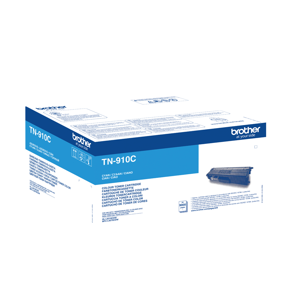 BROTHER TN910C Toner Cartridge Cyaan Ultra Hoge Capaciteit 9