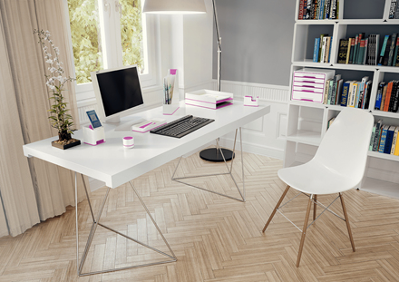 LEITZ WOW PENNENBAKJE ROZE