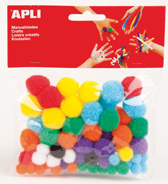 APLI POMPONS ASSORTIE / 78