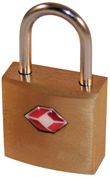 TSA SLOT MET 2 SLEUTELS