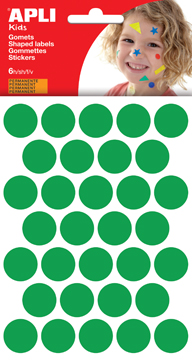 STICKERS CIRCEL GRN 20MM 192ST