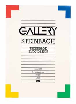 GALLERY TEKENBLOK 29X42 200G STEINBACH