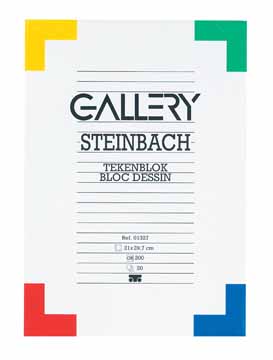 GAL TEKENBLOK 21X29 200G STEIN