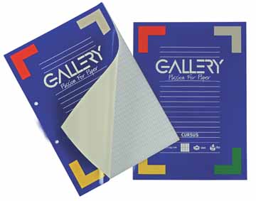 GALLERY KURSUSBLOK A4 GELIJND