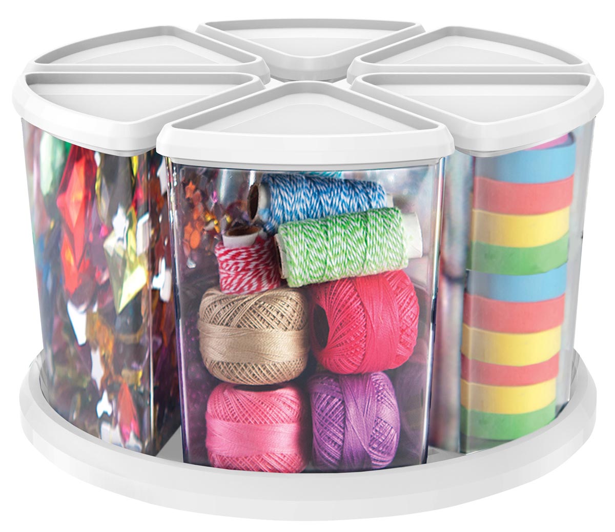 CAROUSEL ORGANISER 6 COMP WIT