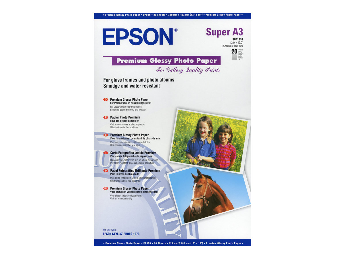 EPSON Glossy photo papier inktjet 250g/m2 A3+ 20 sheets 1-pa