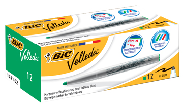 VELLEDA MARKER GROEN MED.ROND