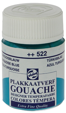 PLAKKAATVERF 16ML TURKOOISBLAUW