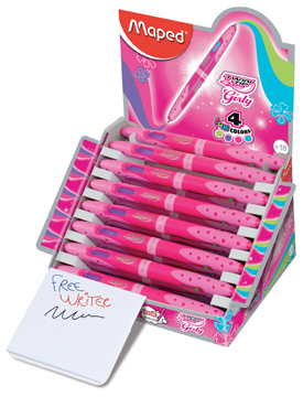 BALPEN GIRLY 4KL M DISP 18X