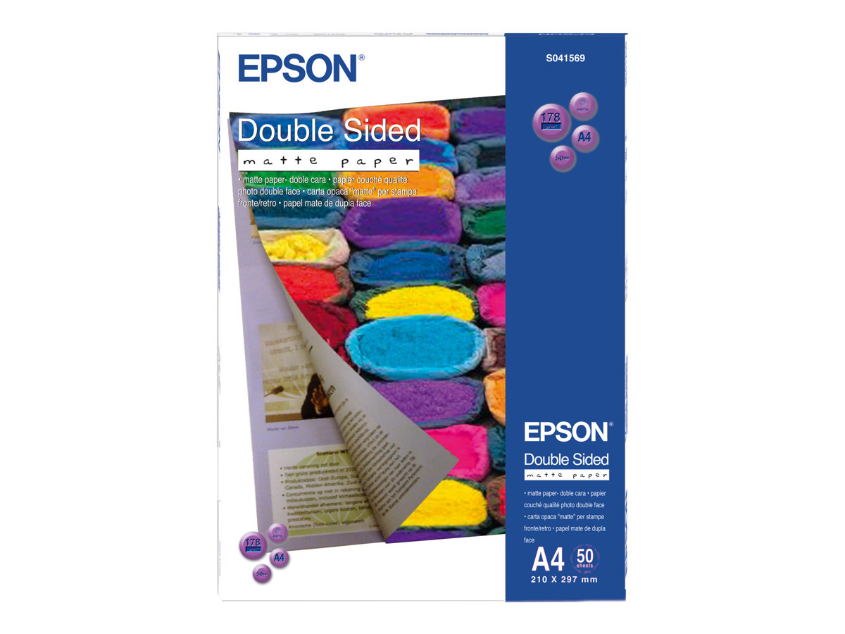 EPSON Matt double sides paper inktjet 178g/m2 A4 50 sheets 1