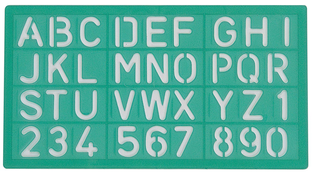 LINEX LETTERSJABLOON 20MM