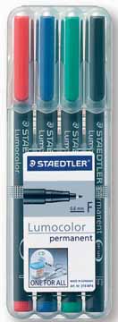 STAEDTLER LUMO PERMANENT 0.6mm 4ST