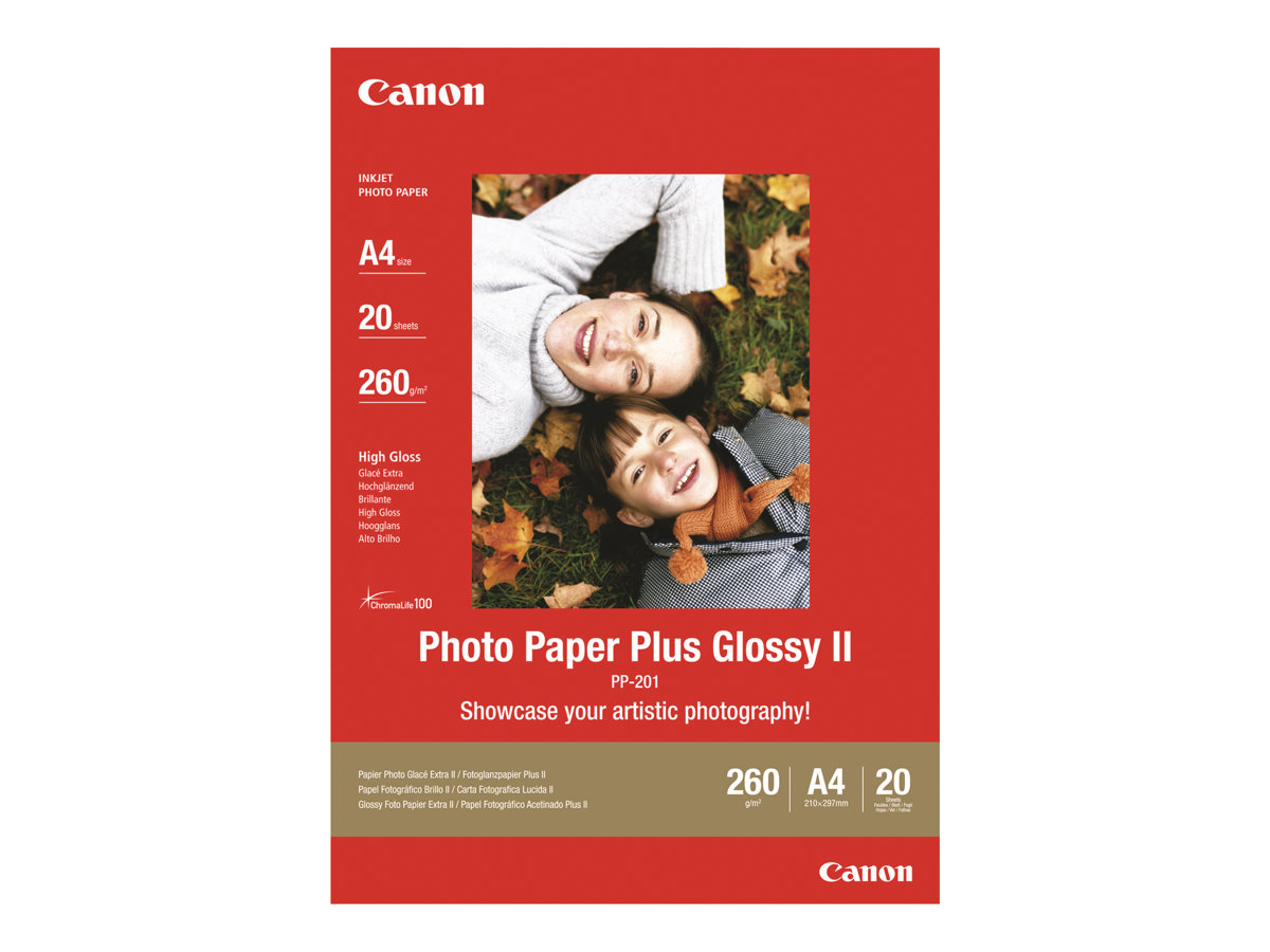 CANON PP-201 plus photo paper 260g/m2 5x7 inch 20 sheets 1-p