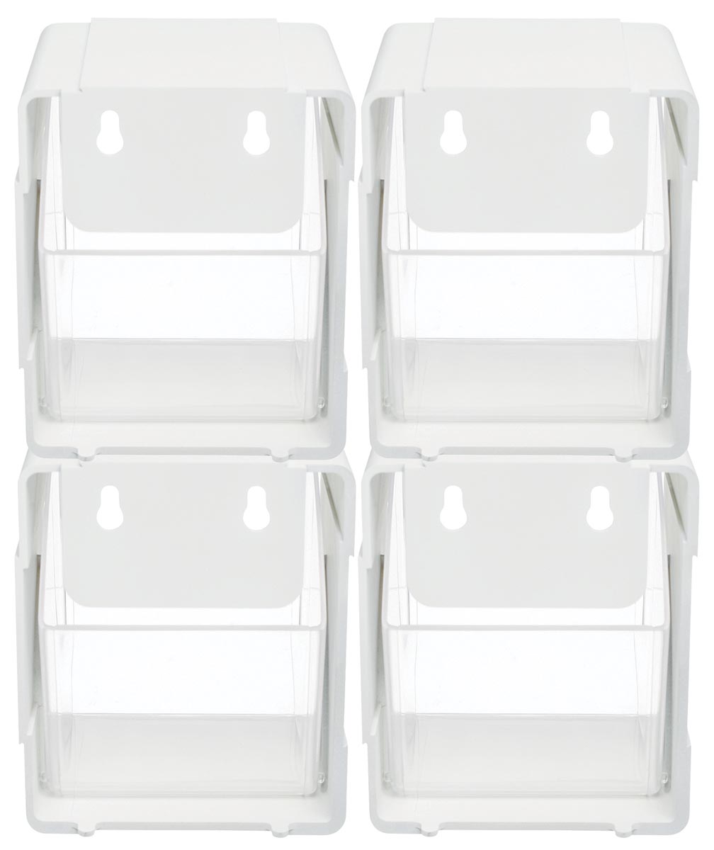 SORTEER KANTELBAKJE WIT 4X