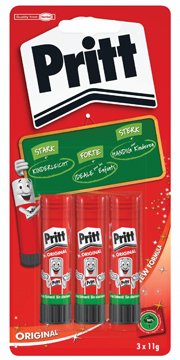 LIJMSTIFT PRITT 3X11G BLS