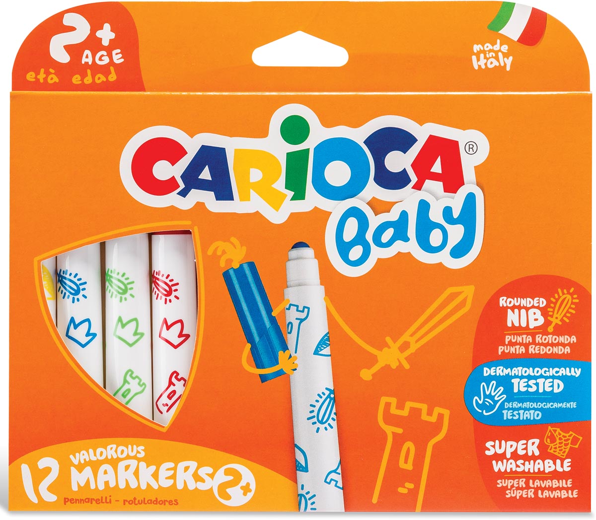 CARIOCA VILTSTIFTEN BABY 12X