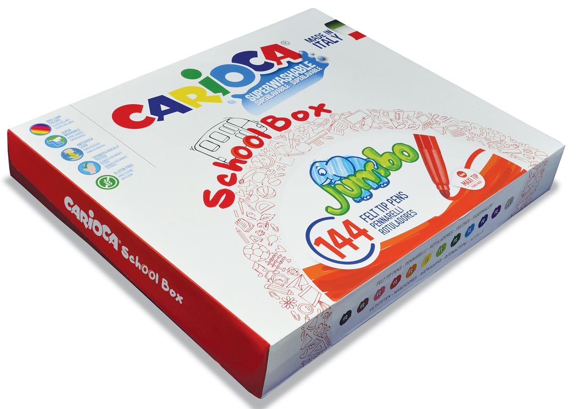 CARIOCA VILTSTIFTEN JUMBO 144X