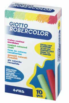 DS 10ST KRIJT KLEUR ASSORTIMENT ROBERC