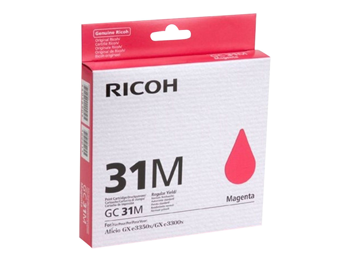 RICOH GC-31M gel cartridge magenta standard capacity 1.000 p