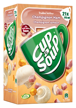 D21 CUP A SOUP CHAMP/HAM 175ML