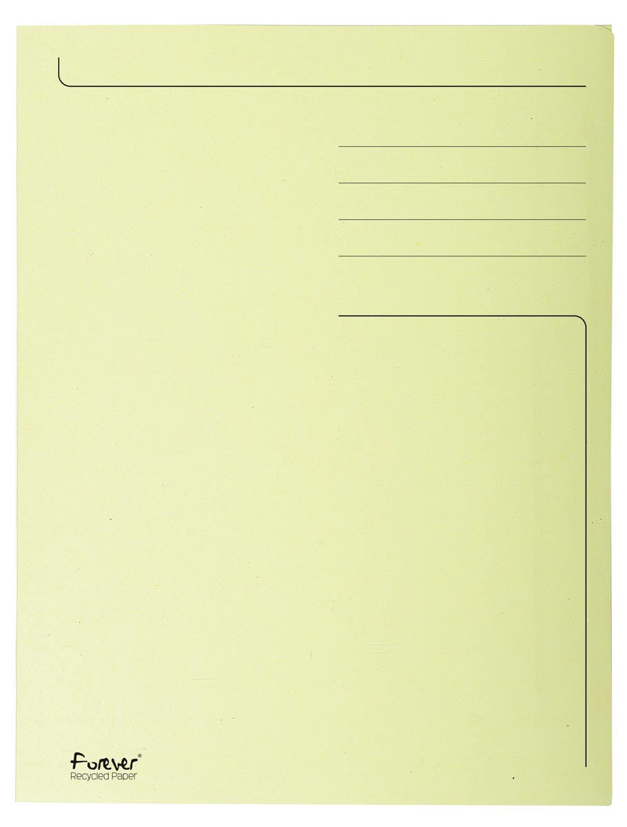 DOSSIERMP 3KLP FOLIO GEEL 50X