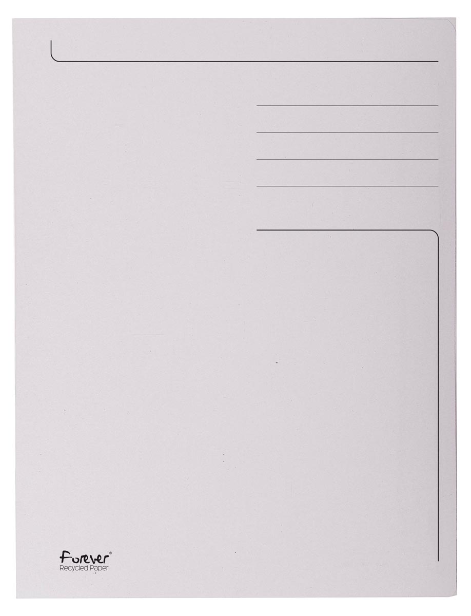 DOSSMP 3KLP FOLIO L GRIJS 50X