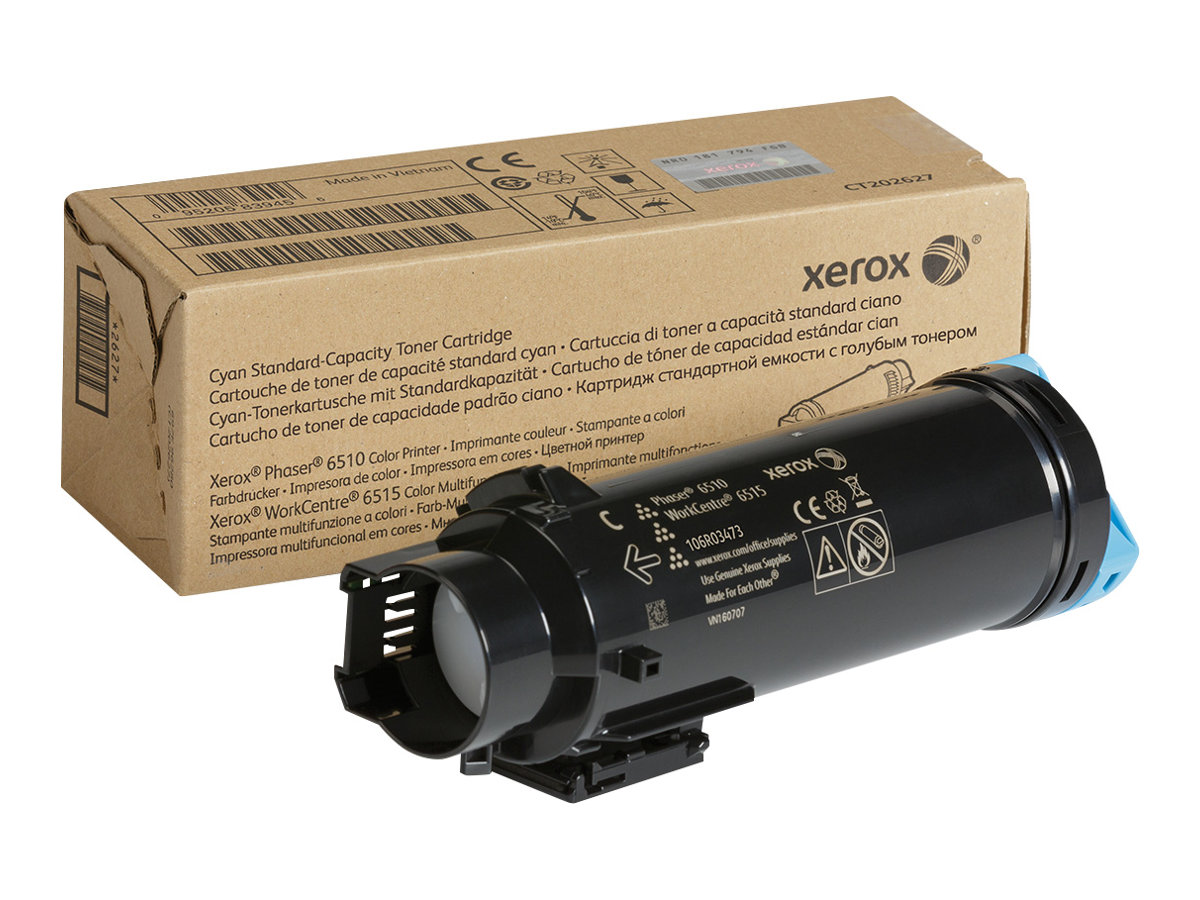 XEROX Toner Cyaan Std 1.000 pagina s voor Phaser 6510 Workce