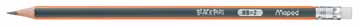POTLOOD MET GUM 2B  BLACK PEPS