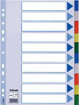 ESSELTE TABBLAD PP KLEUR 10TABS