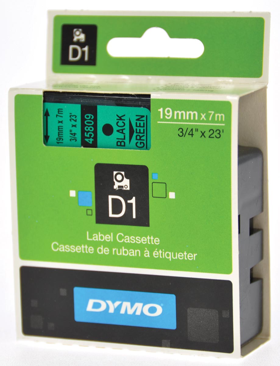 TAPE 19MMX7M ZW/GRO 2+5500DYMO
