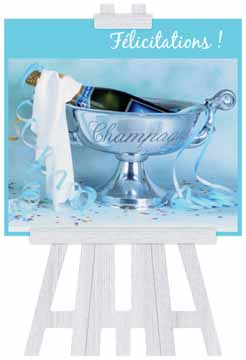 WENSKAART HUWELIJK FR PAK 6X