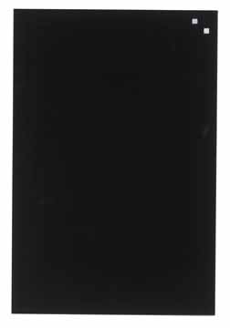 MAGN GLASBORD 60X80CM ZWART