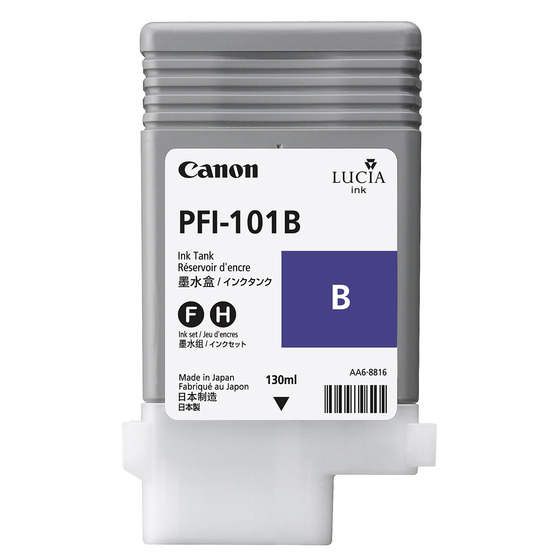 CANON PFI-101B inktcartridge blauw standard capacity 130ml 1