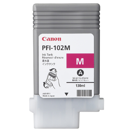 CANON PFI-102M dye inktcartridge magenta standard capacity 1