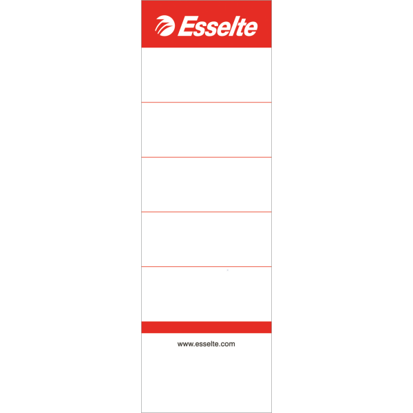 ESSELTE RUGETIKET NIET ZELFKLEVEND 7CM 100 ST