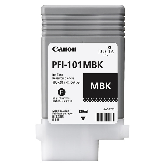 CANON PFI-101MBK inktcartridge matzwart standard capacity 13