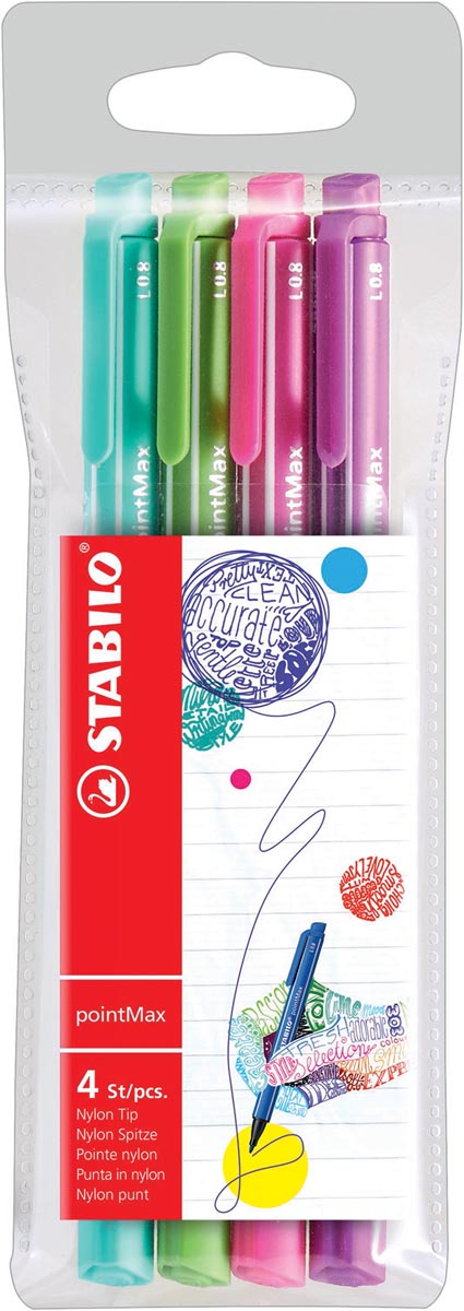 STABILO STIFT POINT MAX FUN 4X