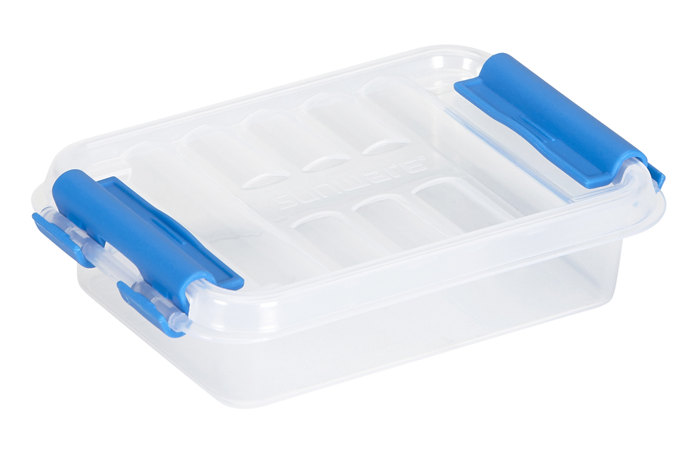 Q-LINE OPBERGBOX 0.2L TRANSP BLAUW
