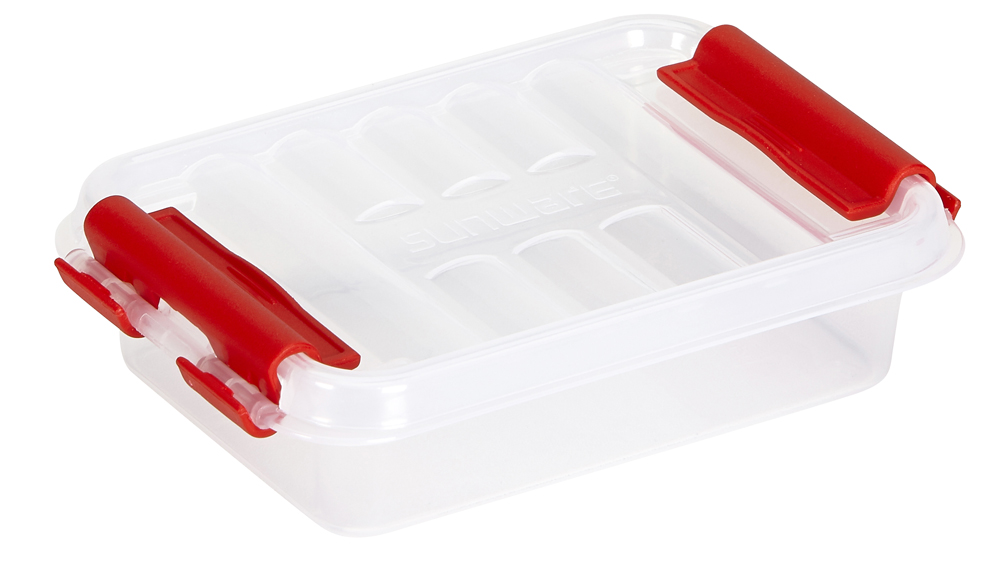 Q-LINE OPBERGBOX 0.2L TRANSP ROOD