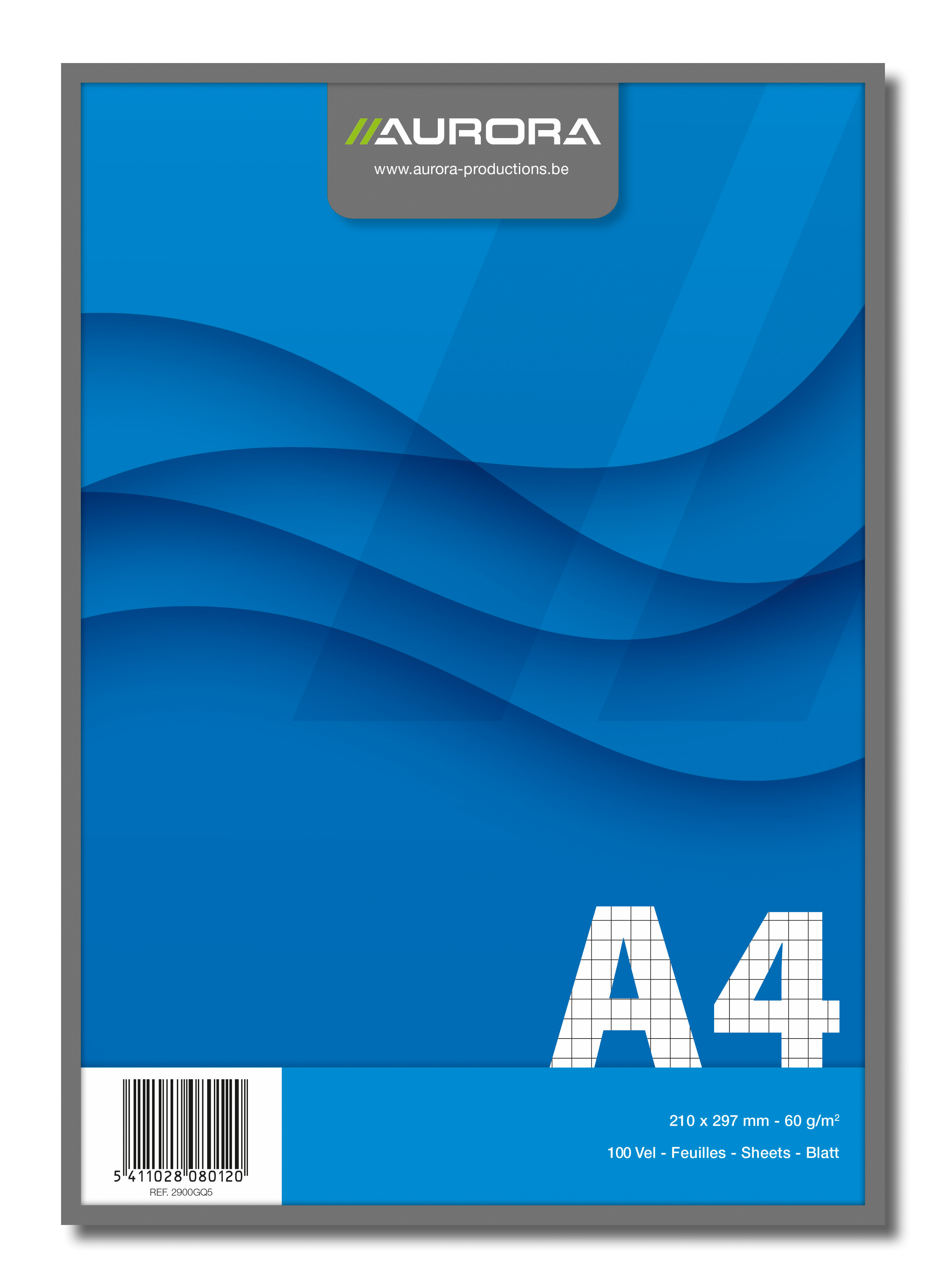 SCHRIJFBLOK A4 210X297 5X5
