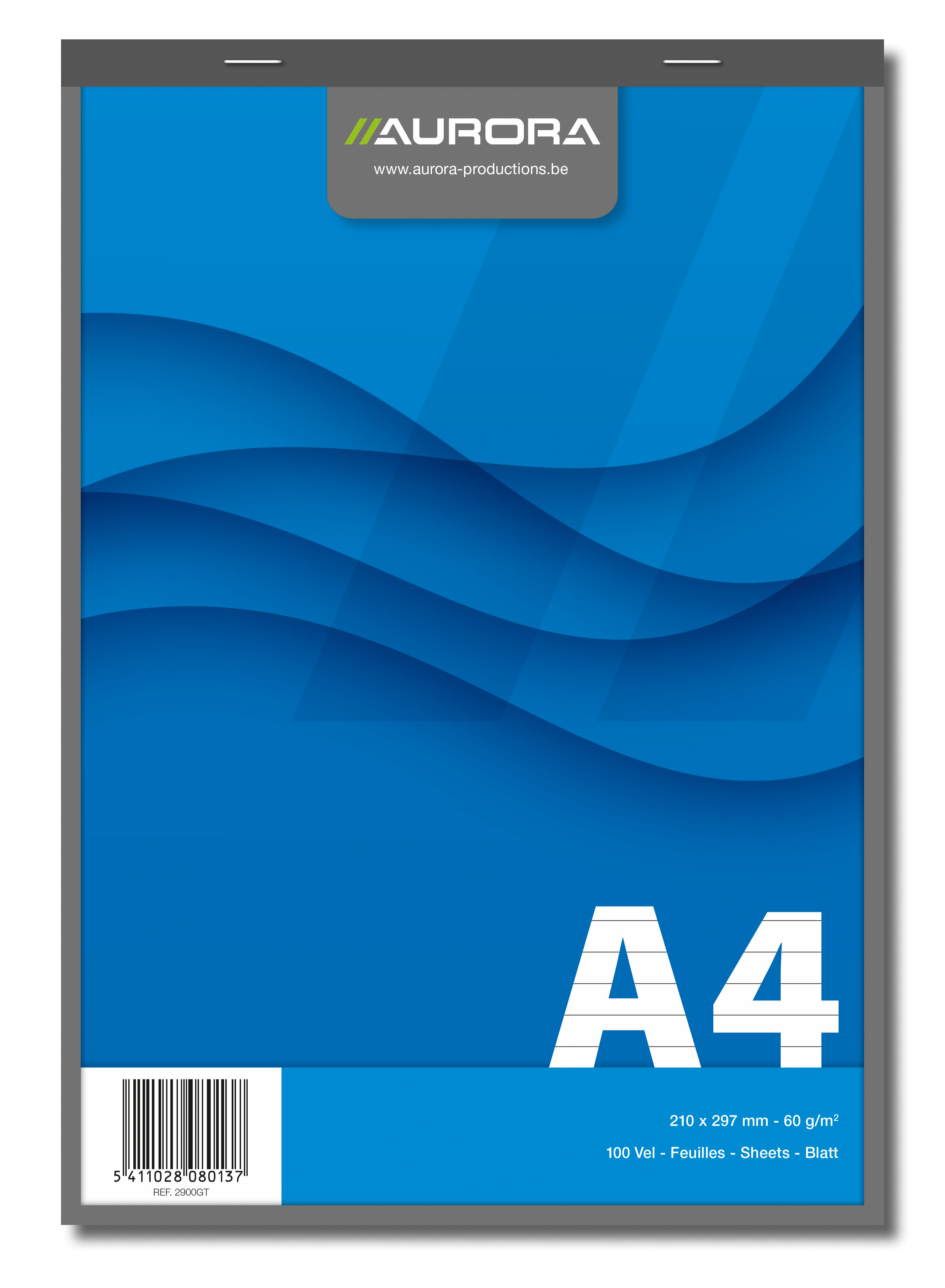 SCHRIJFBLOK A4 210X297 GELIJND