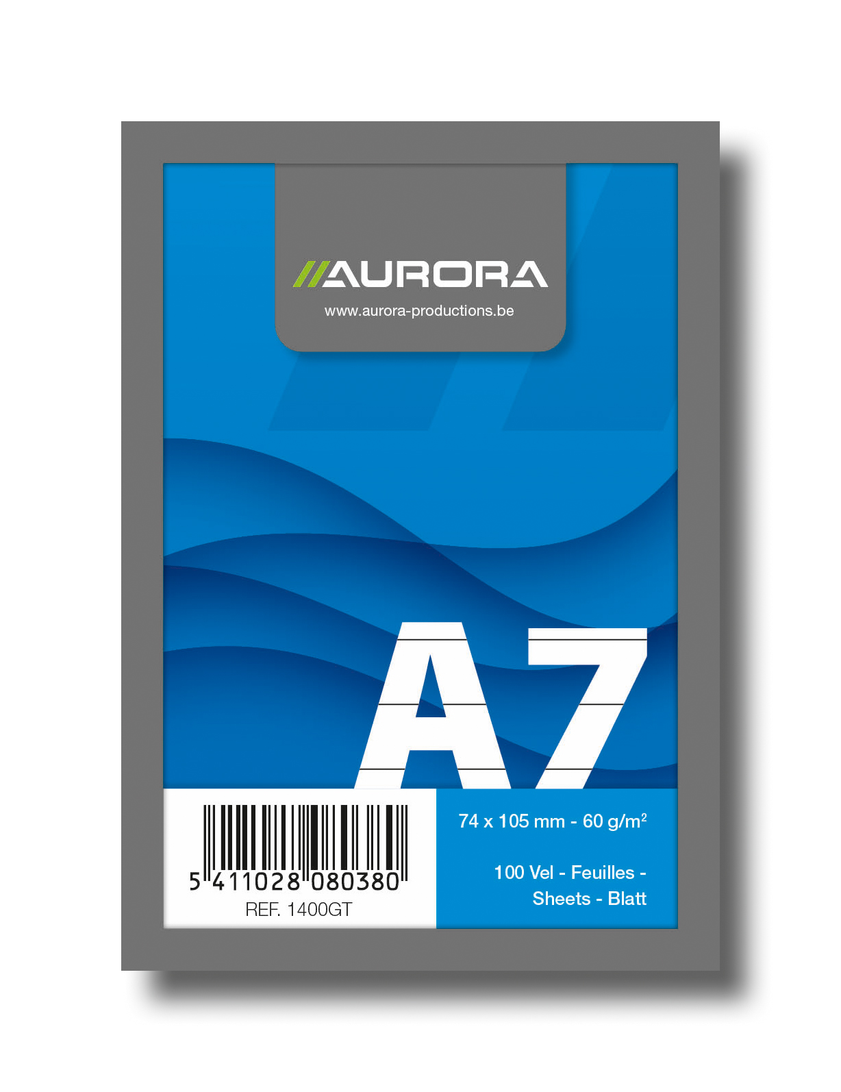 SCHRIJFBLOK A7 GELIJND