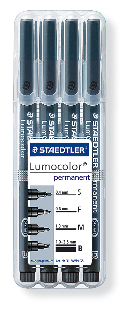 STAEDTLER LUMO S-F-M-B BOX      BL