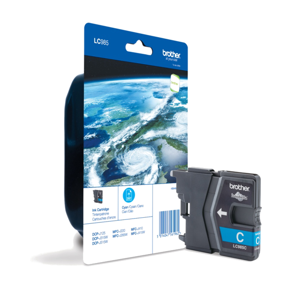 BROTHER LC-985 inktcartridge cyaan standard capacity 260 pag