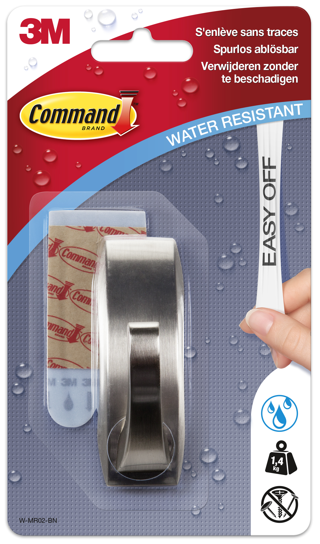 COM HAAK METAAL MEDIUM waterbestendig