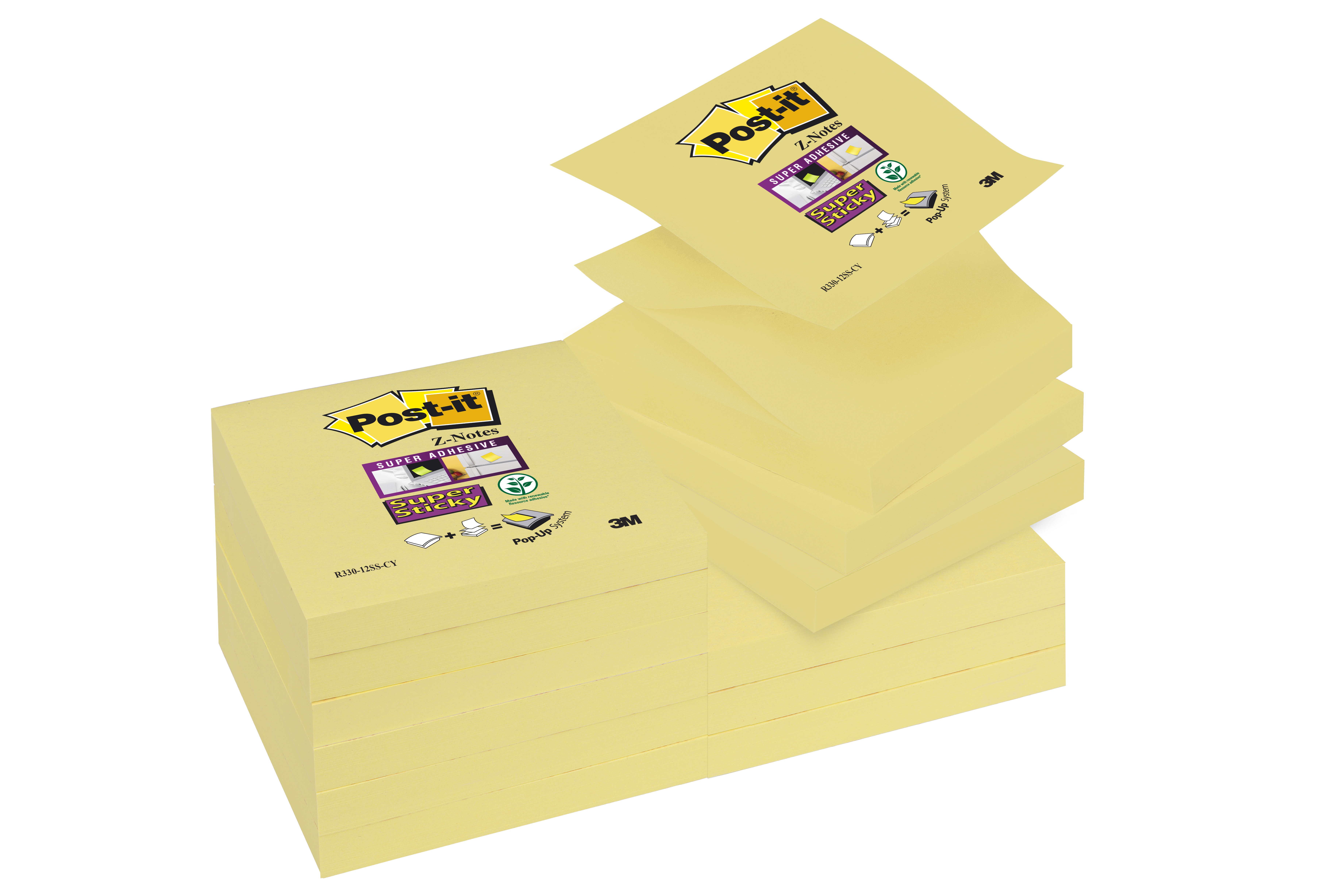 POST-IT Z-NOTE SUPER STICKY 76X76 P12 NET