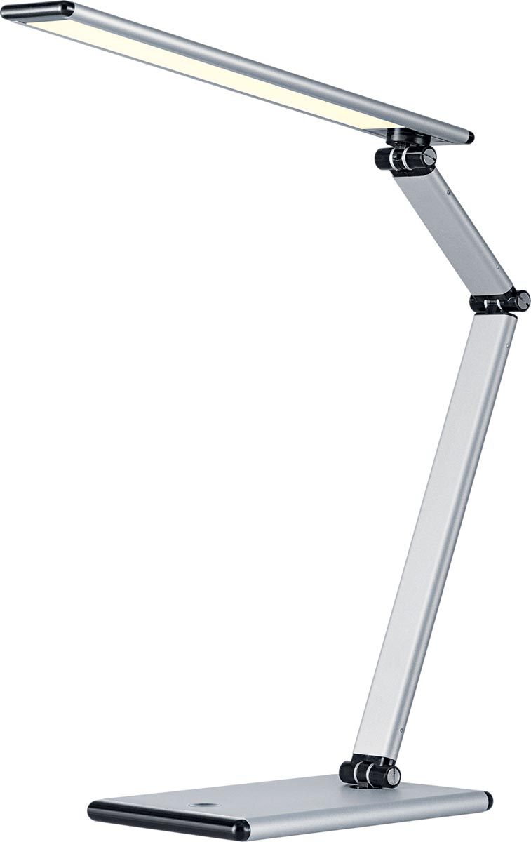 HANSA BUREAULAMP SLIM ZILVER