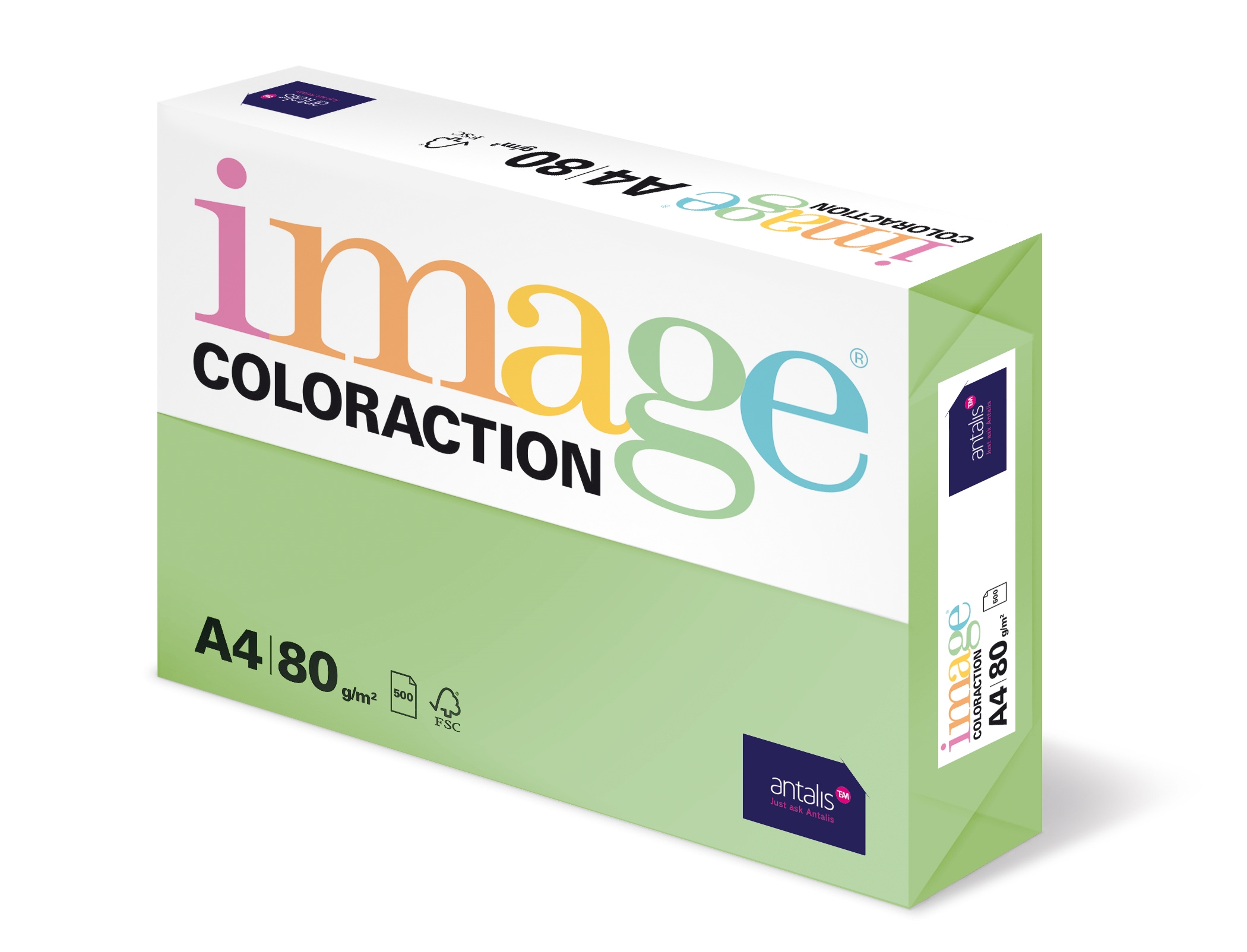 COLORACTION A4 80G FOREST 500V