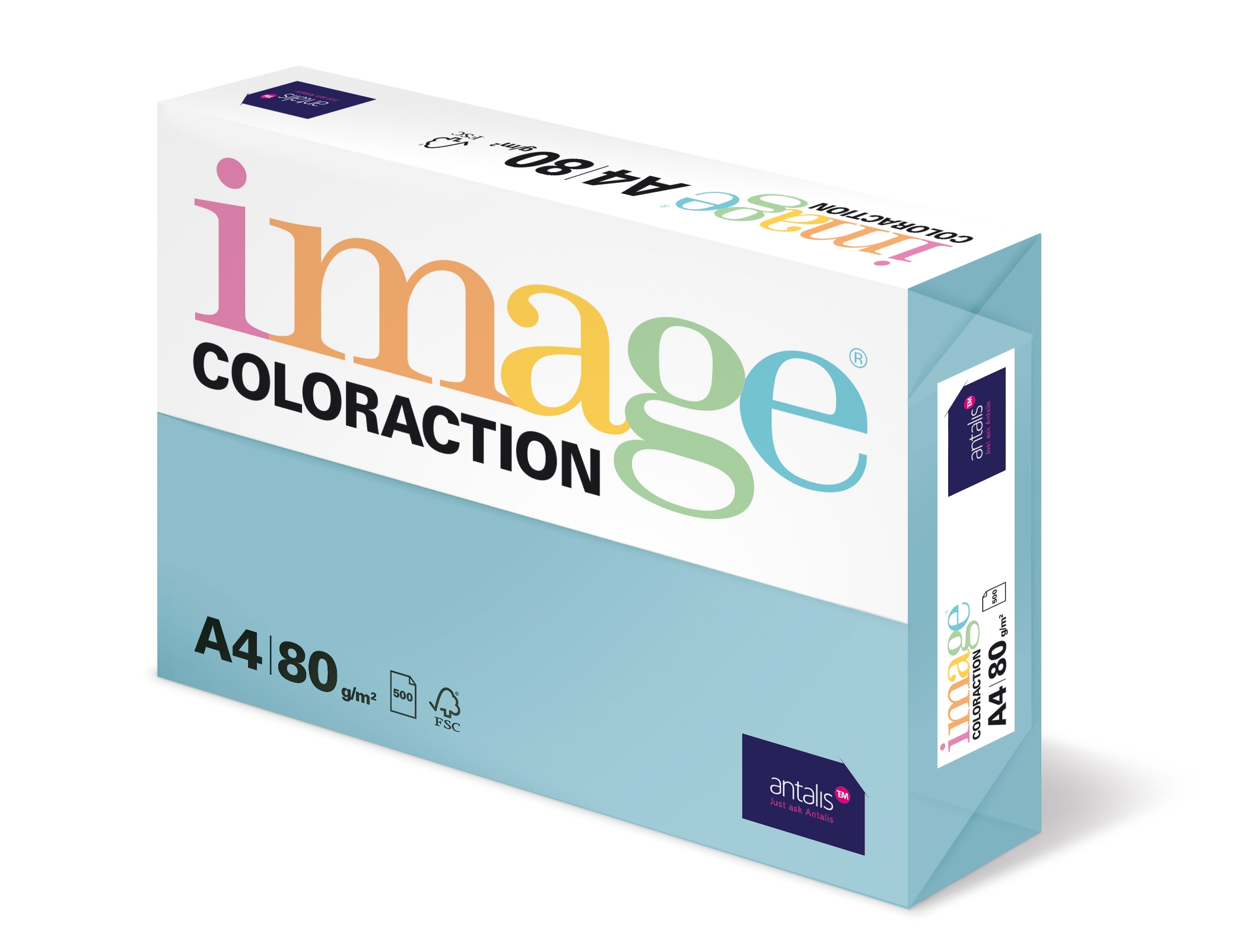 COLORACTION A4 80G ICEBERG 500