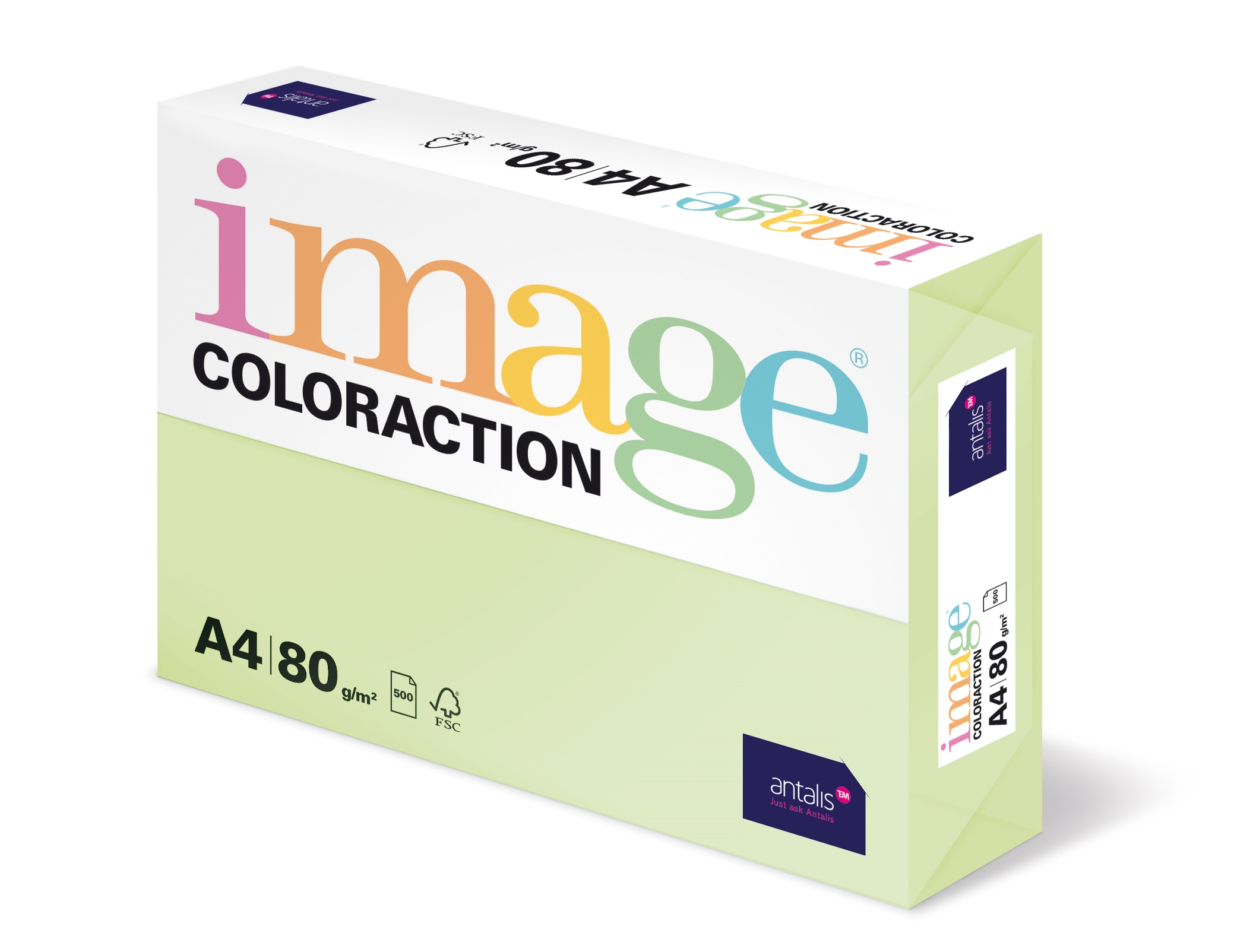 COLORACTION A4 80G JUNGLE 500V